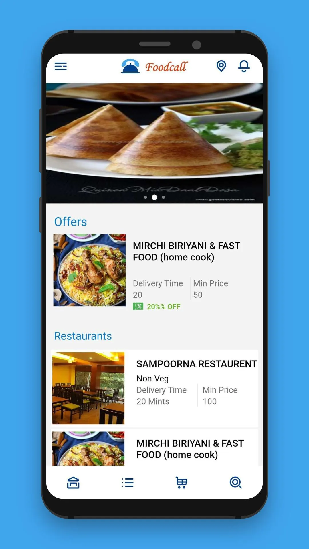 Food Call | Indus Appstore | Screenshot