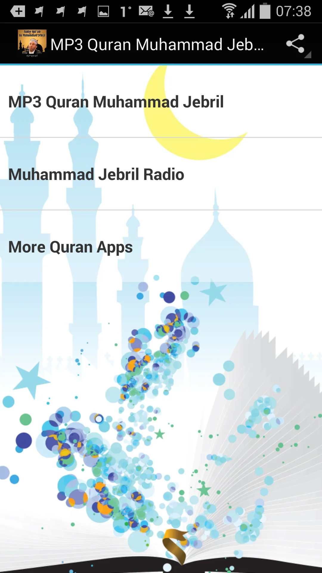 MP3 Quran Muhammad Jebril | Indus Appstore | Screenshot