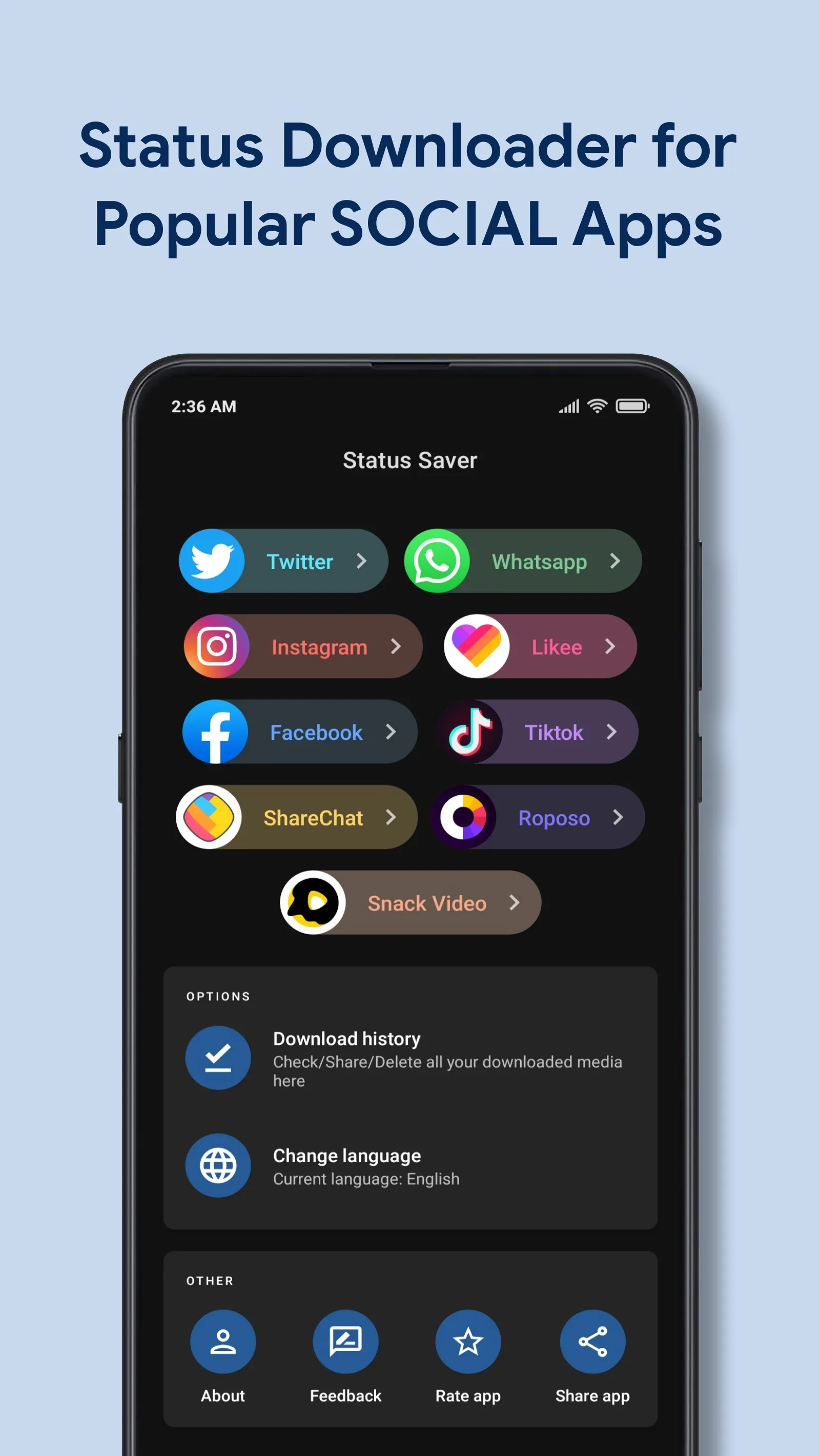 Status Saver - Media Download | Indus Appstore | Screenshot