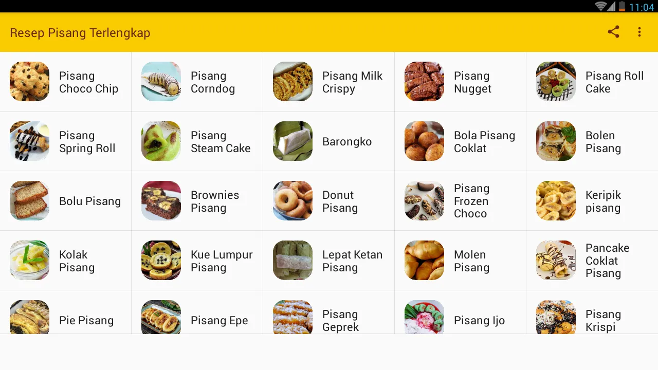 resep pisang terlengkap | Indus Appstore | Screenshot