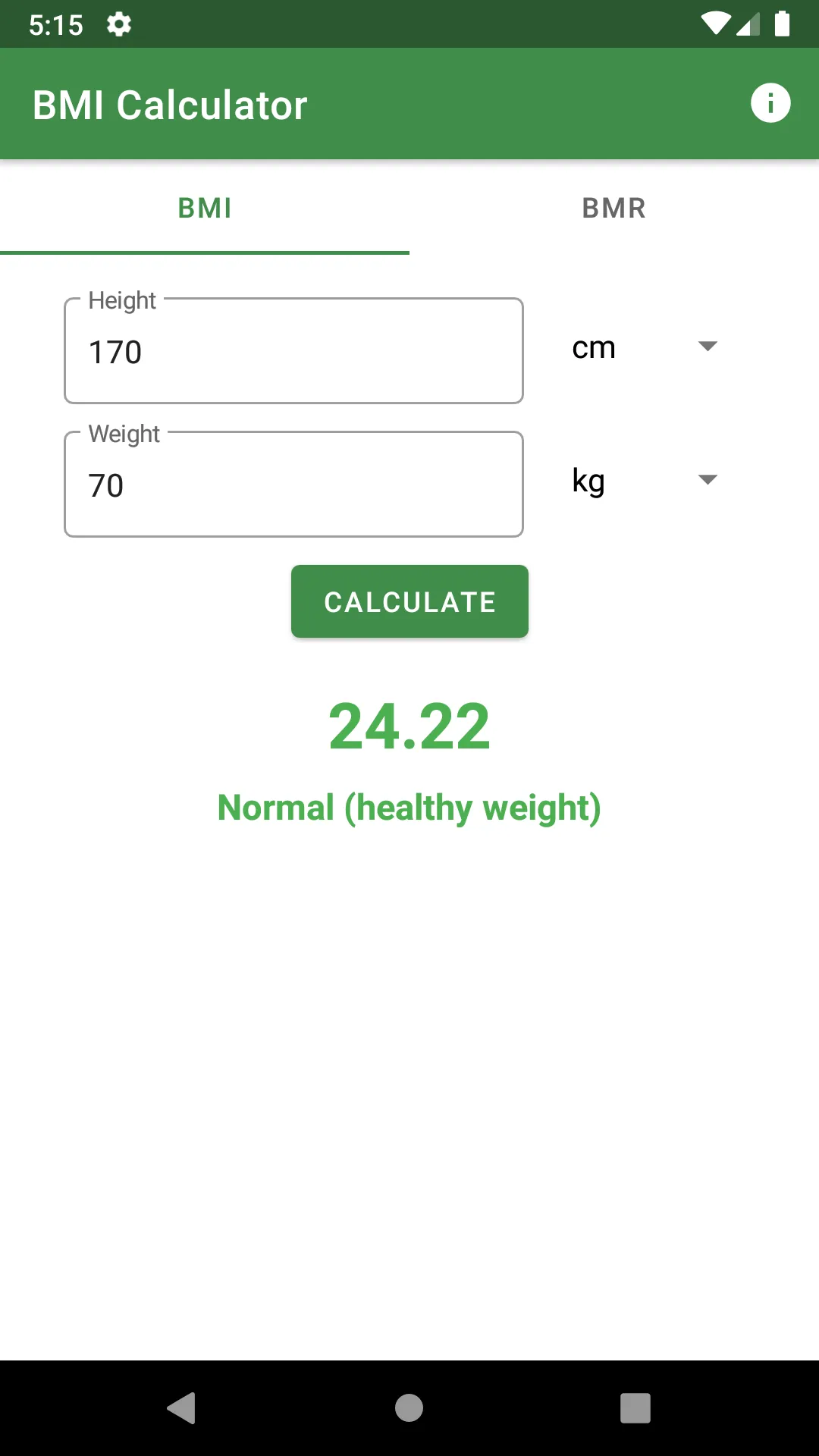 Complete BMI Calculator | Indus Appstore | Screenshot