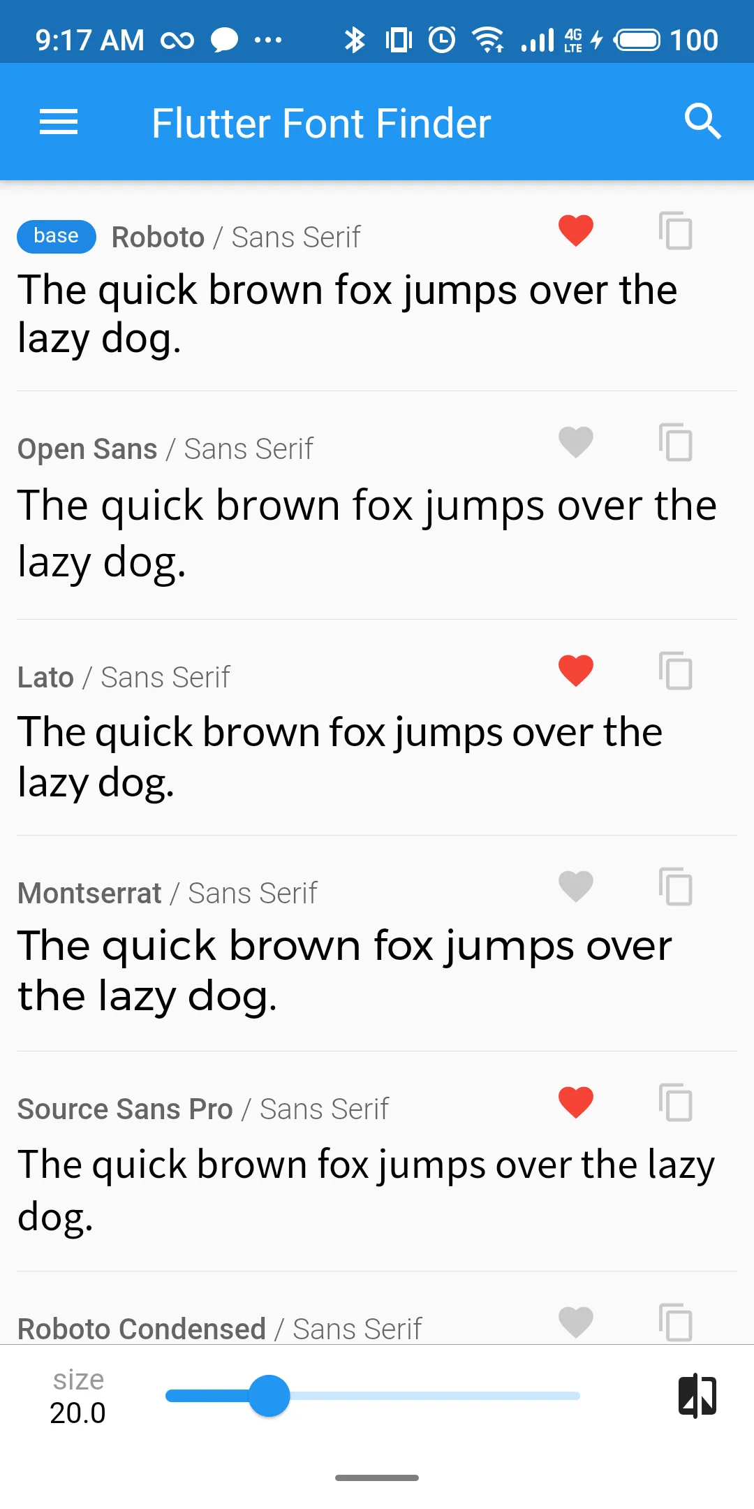 Font Finder for Flutter | Indus Appstore | Screenshot