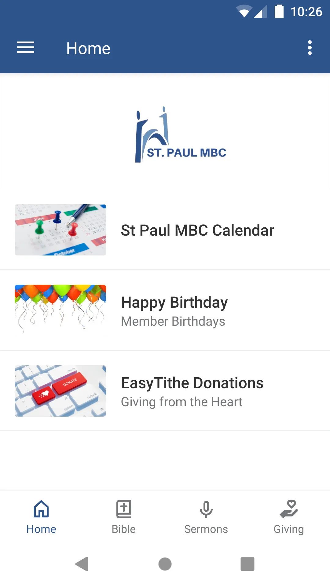 ST PAUL MBC | Indus Appstore | Screenshot