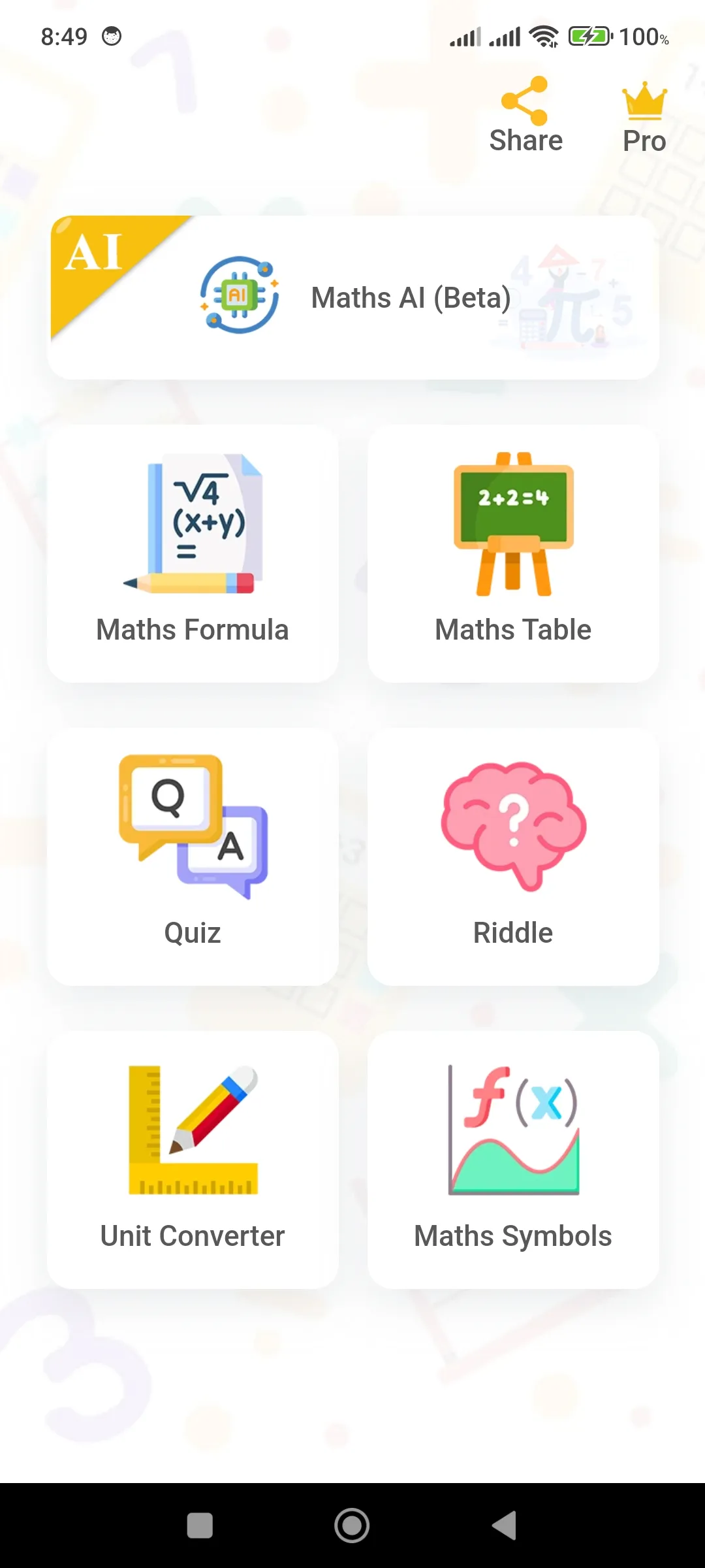 All Math Formulas app - AI | Indus Appstore | Screenshot