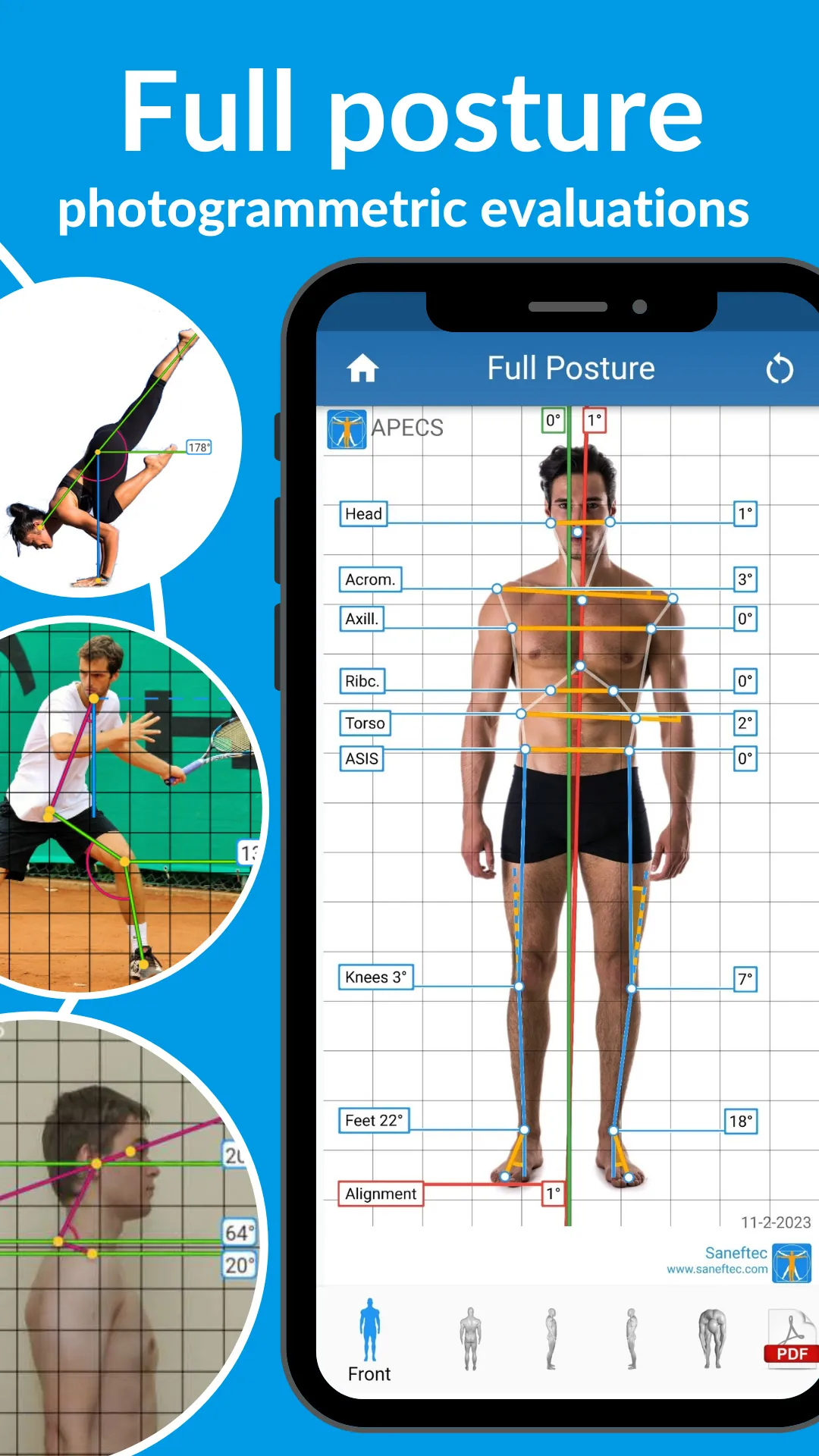 APECS: Body Posture Evaluation | Indus Appstore | Screenshot