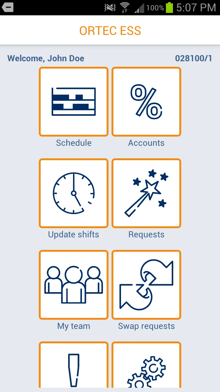 ORTEC Employee Self Service | Indus Appstore | Screenshot