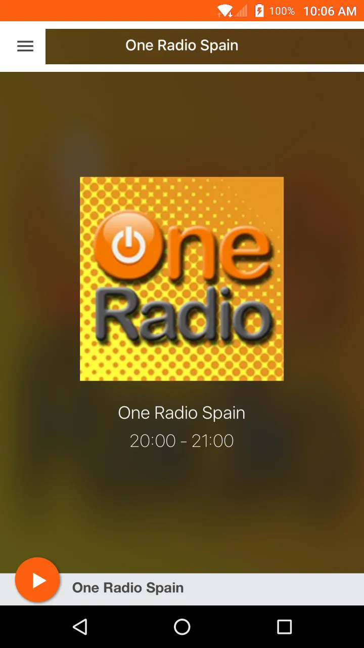 One Radio Spain | Indus Appstore | Screenshot