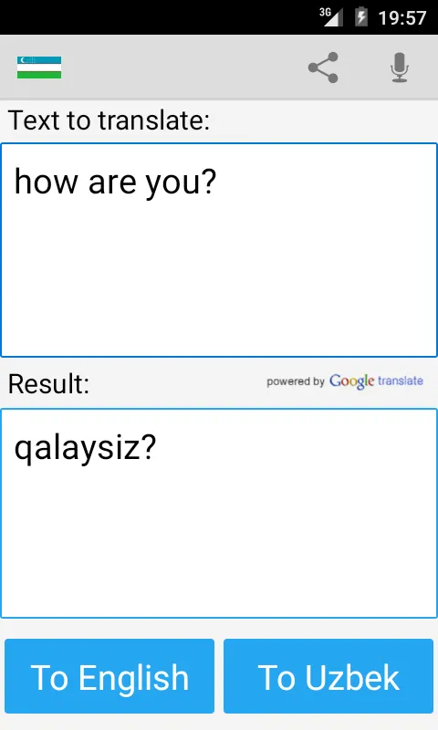 Uzbek English Translator | Indus Appstore | Screenshot