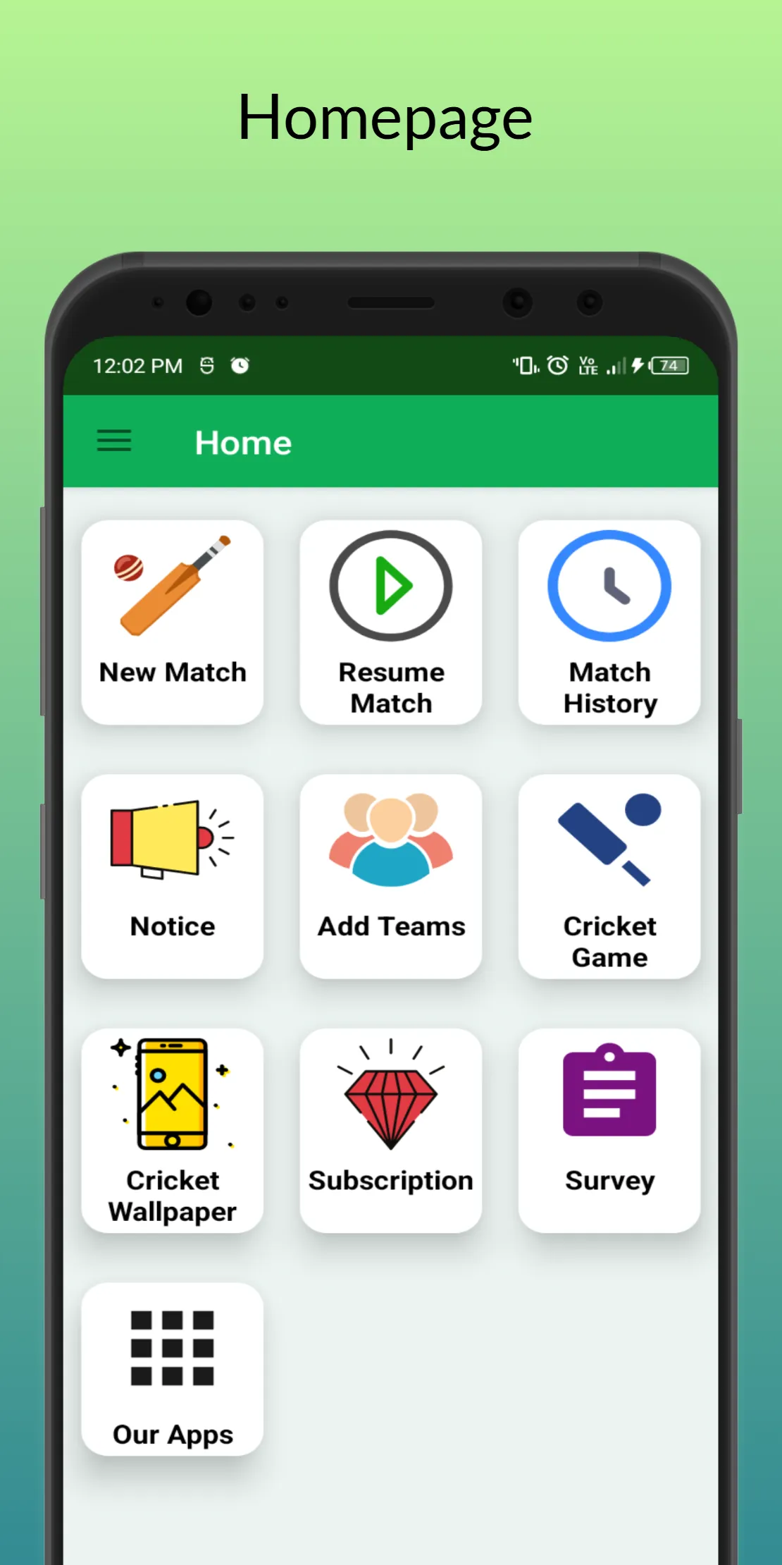 Cricket: Local match scorebook | Indus Appstore | Screenshot