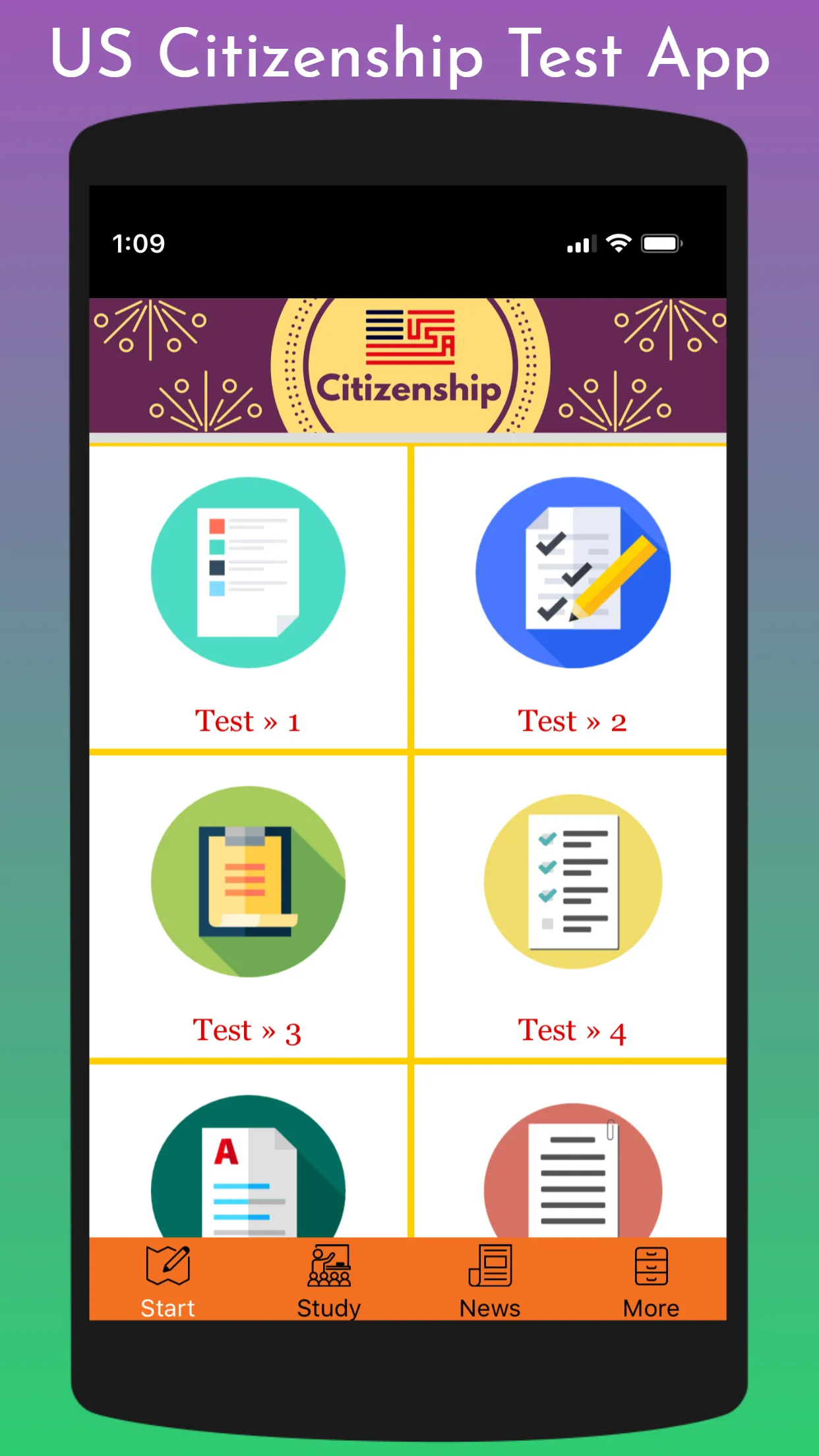 USA Citizenship Test For 2024 | Indus Appstore | Screenshot