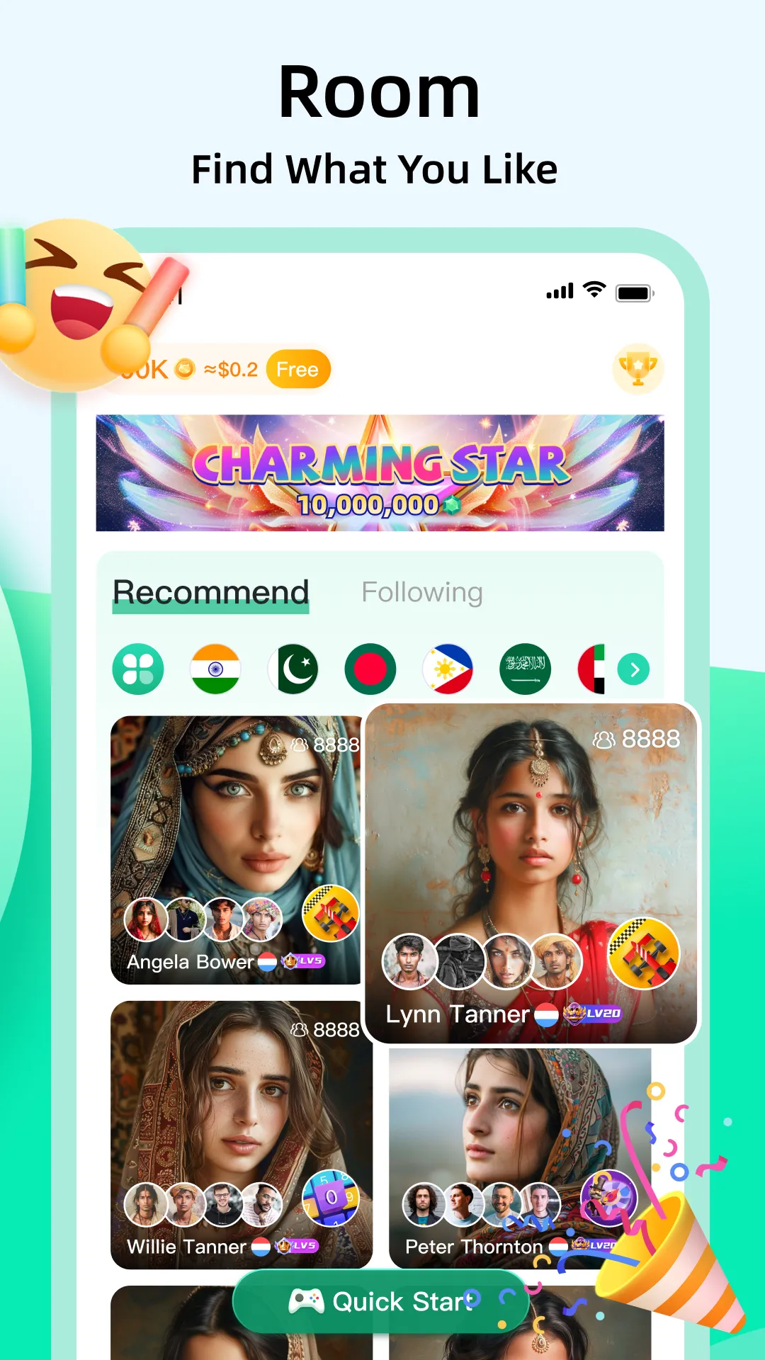 Gemgala - Party & Chat & Games | Indus Appstore | Screenshot