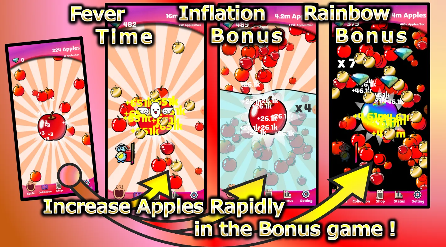 Tap Tap Apple2 - idle Clicker | Indus Appstore | Screenshot