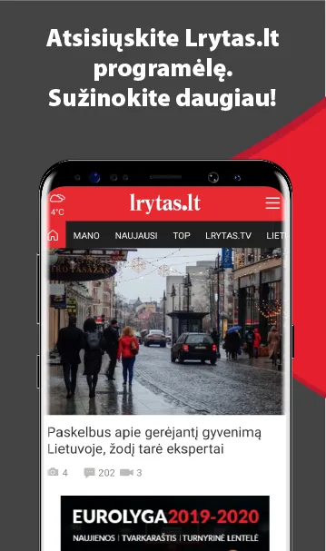 Lrytas | Indus Appstore | Screenshot