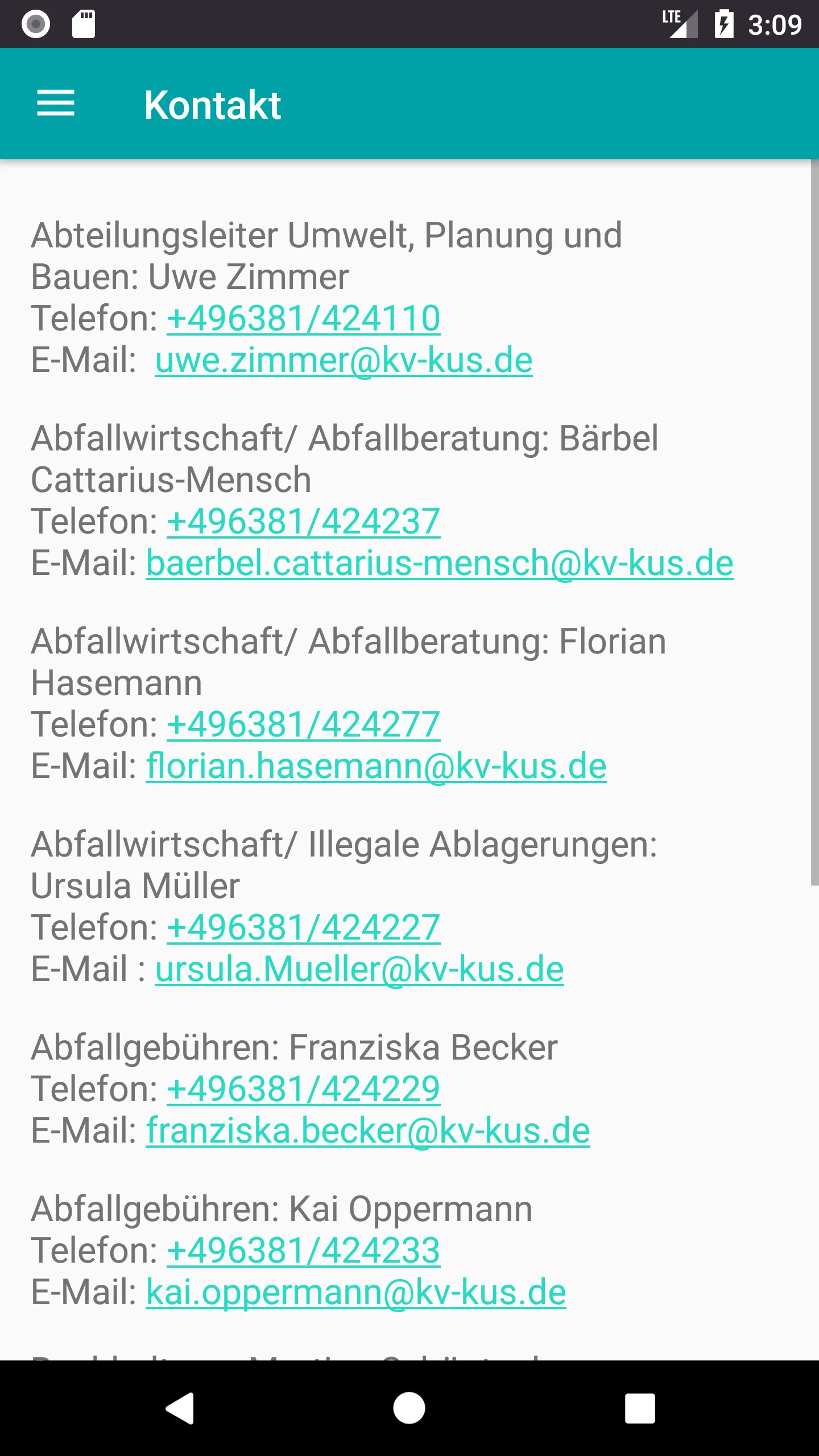 Abfallapp Landkreis Kusel | Indus Appstore | Screenshot