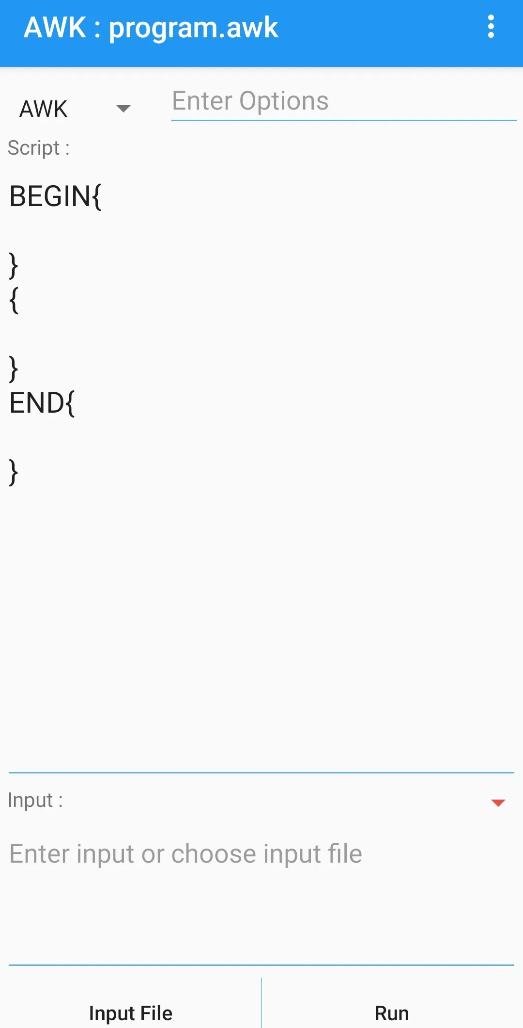 AWK : Practice Bash awk script | Indus Appstore | Screenshot