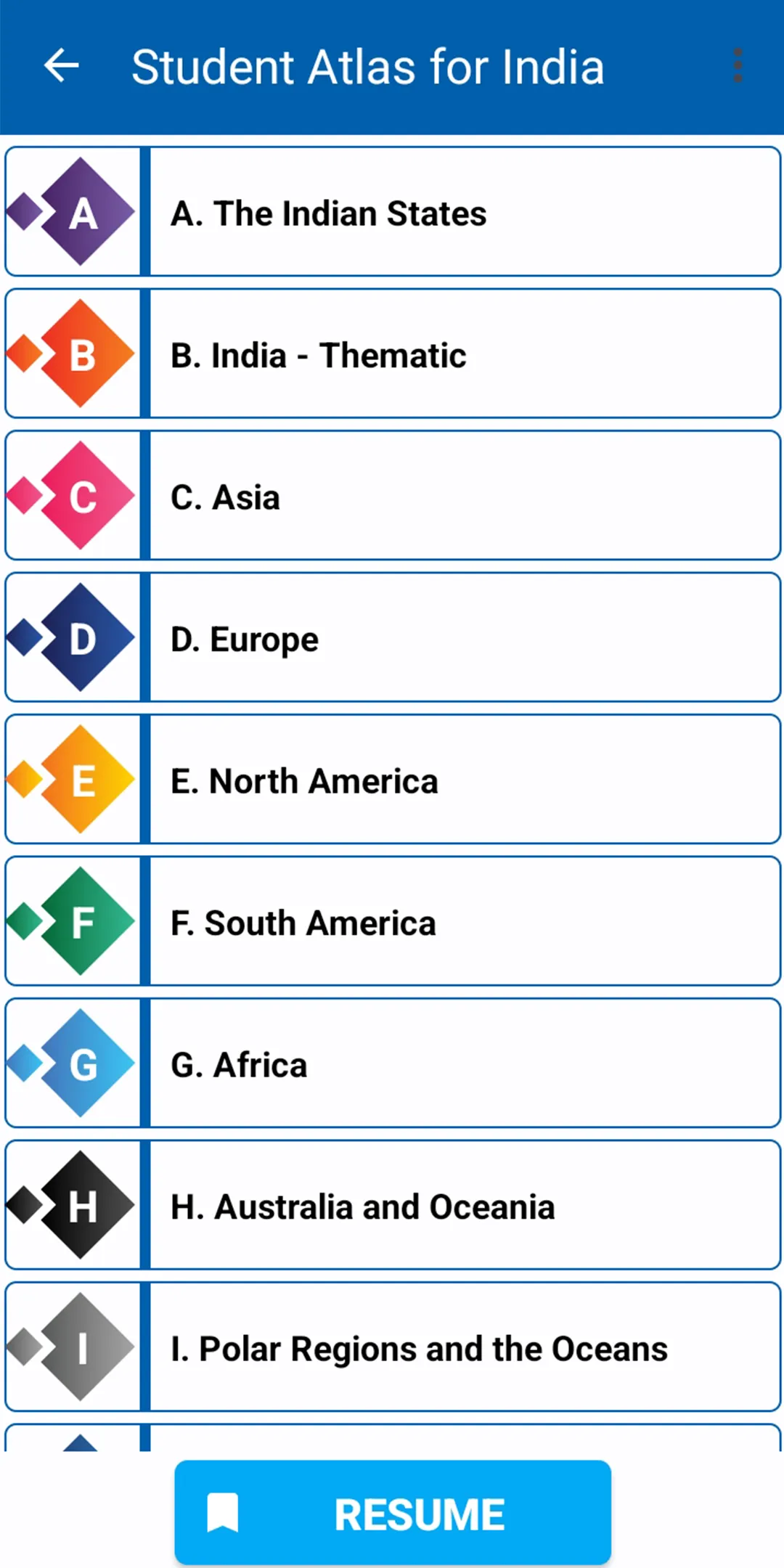 School Atlas For India in HD | Indus Appstore | Screenshot