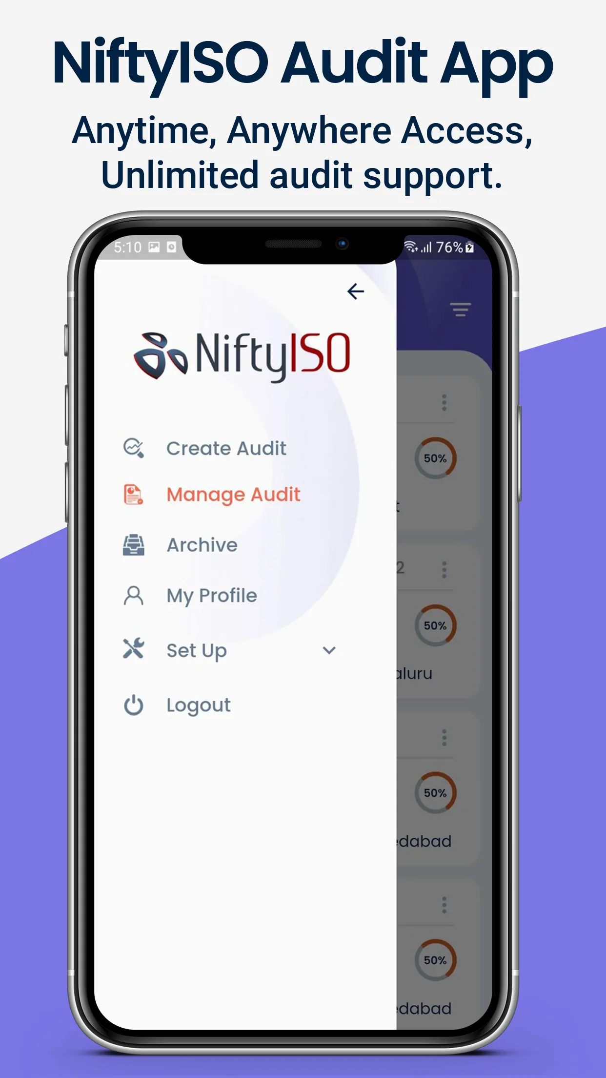 Nifty ISO Audit Manager cloud | Indus Appstore | Screenshot