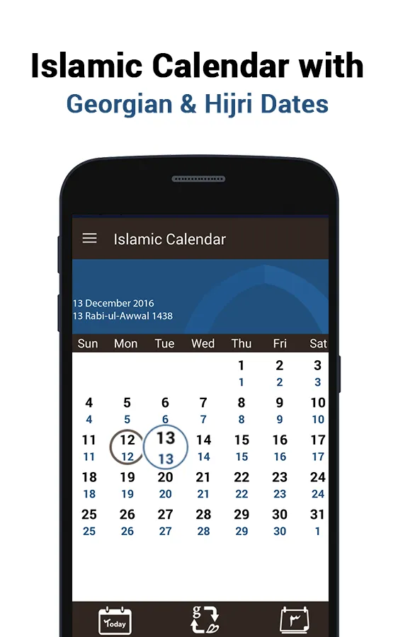 Islamic Hijri Calendar | Indus Appstore | Screenshot