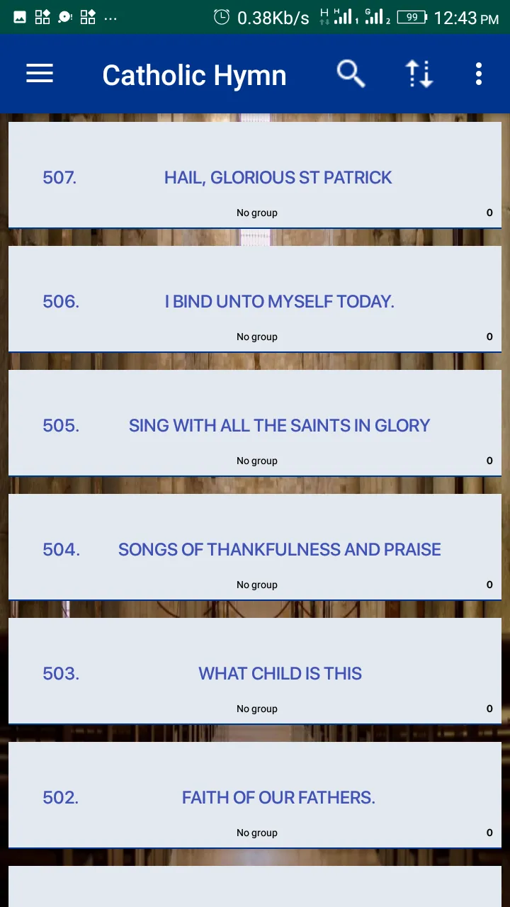 Catholic Hymn | Indus Appstore | Screenshot