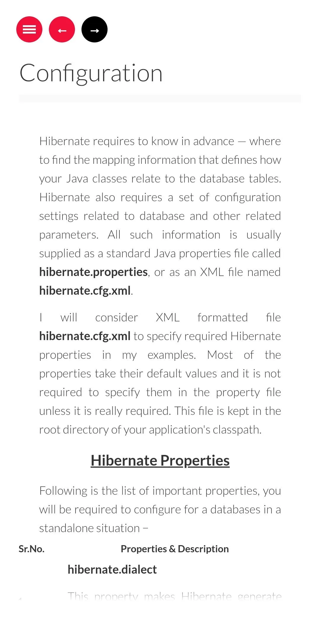 Learn Hibernate Tutorial | Indus Appstore | Screenshot