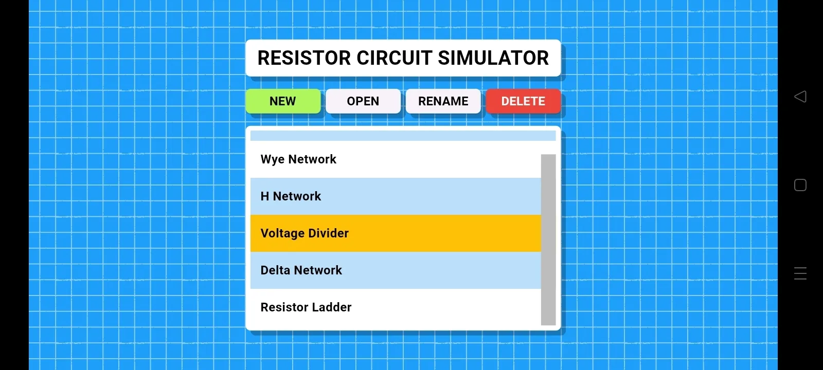 Resistor Circuit Simulator | Indus Appstore | Screenshot