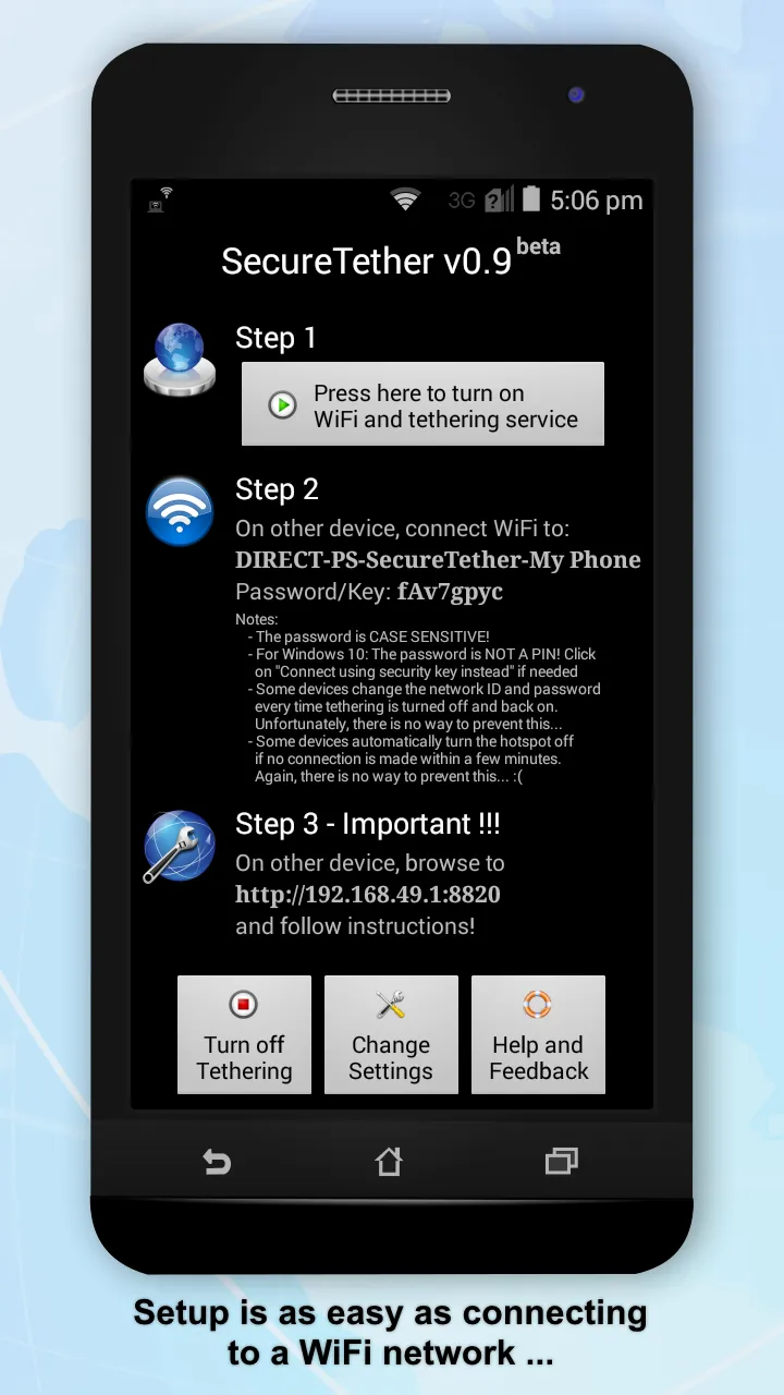 SecureTether WiFi | Indus Appstore | Screenshot