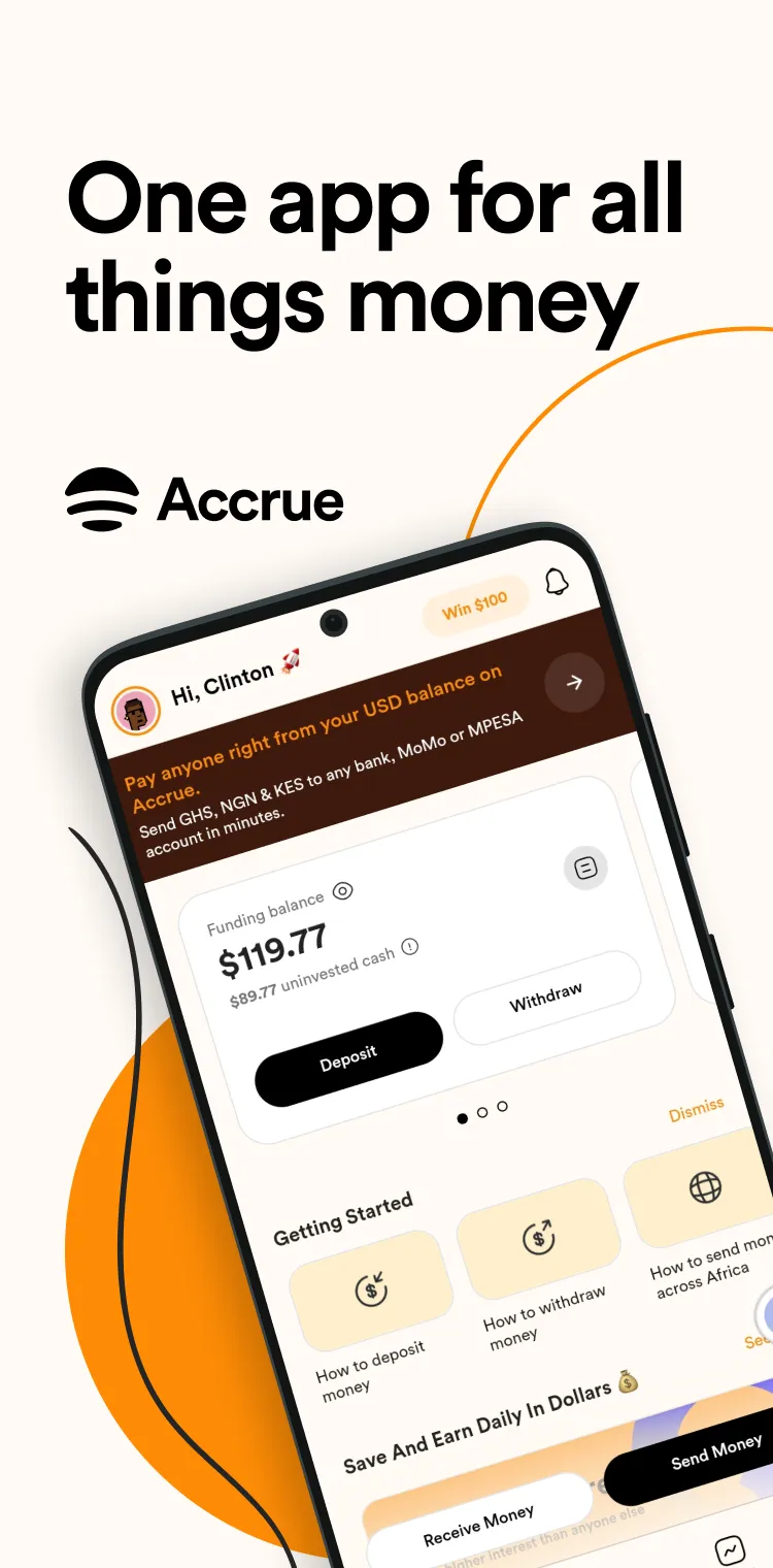 Accrue: Send. Spend. Sell. | Indus Appstore | Screenshot