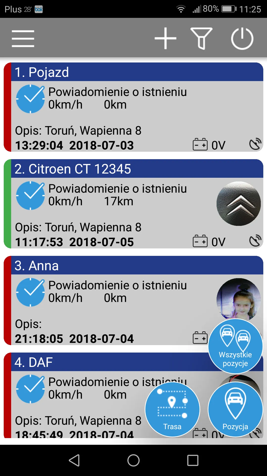 GPS-box  lokalizacja pojazdów | Indus Appstore | Screenshot