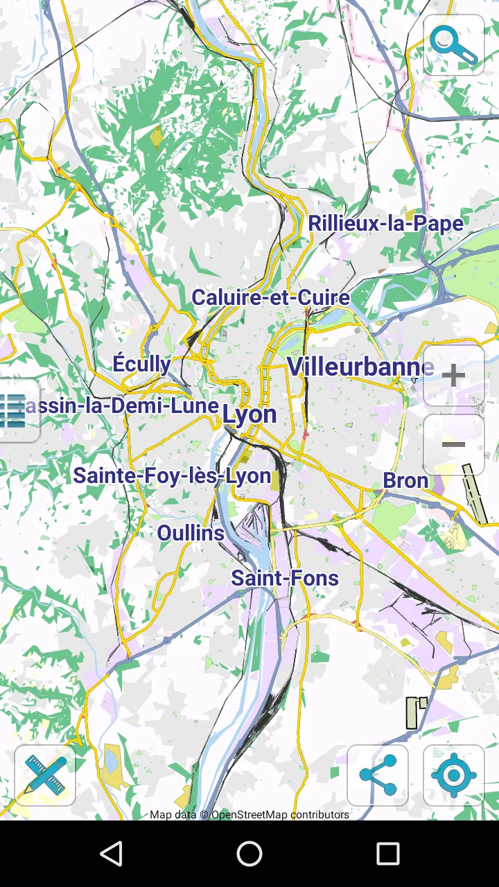 Map of Lyon offline | Indus Appstore | Screenshot