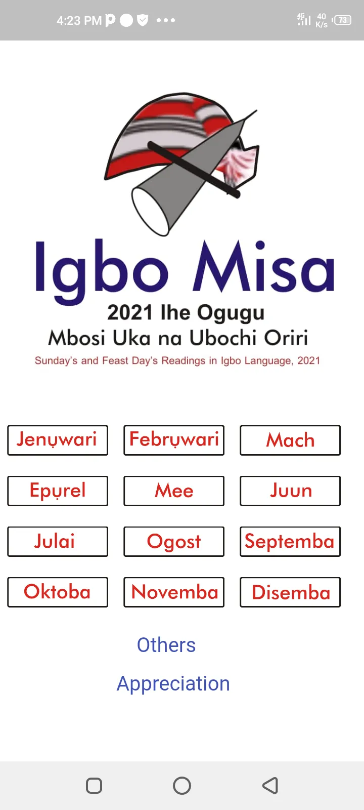 Catholic Igbo Missal | Indus Appstore | Screenshot