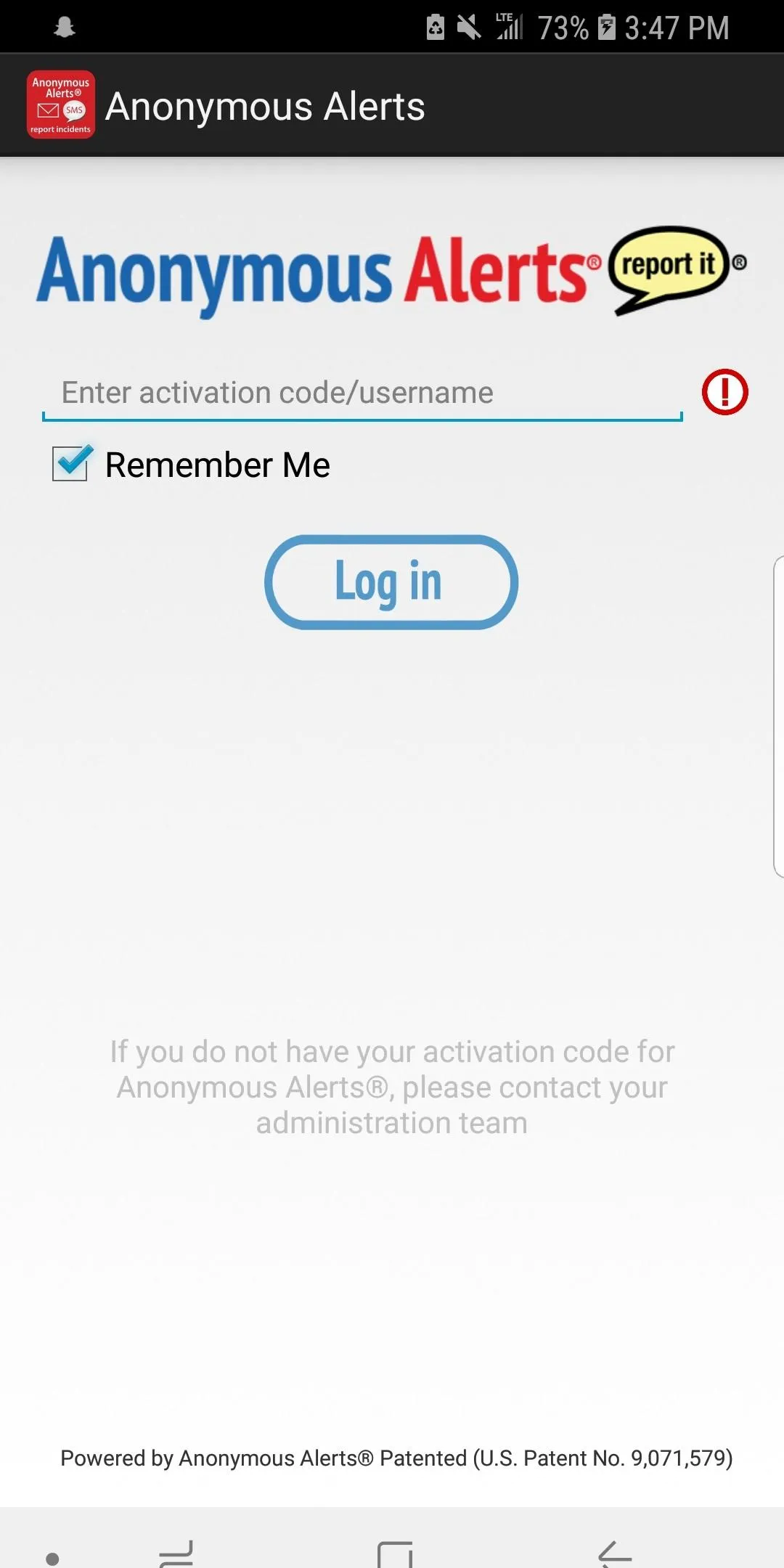 Anonymous Alerts® | Indus Appstore | Screenshot