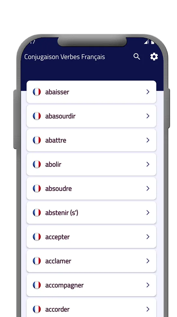 French Verb Conjugator | Indus Appstore | Screenshot