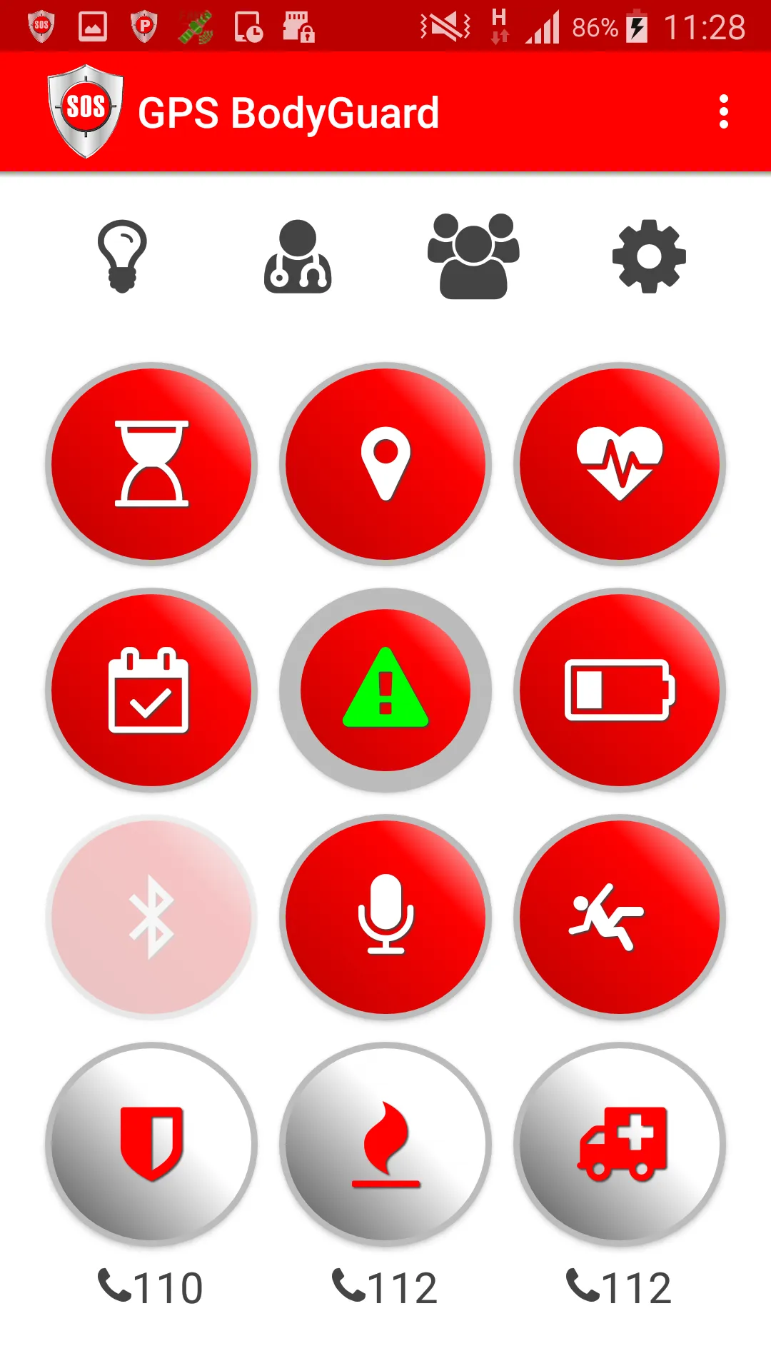 SOS emergency  'GPS BodyGuard' | Indus Appstore | Screenshot