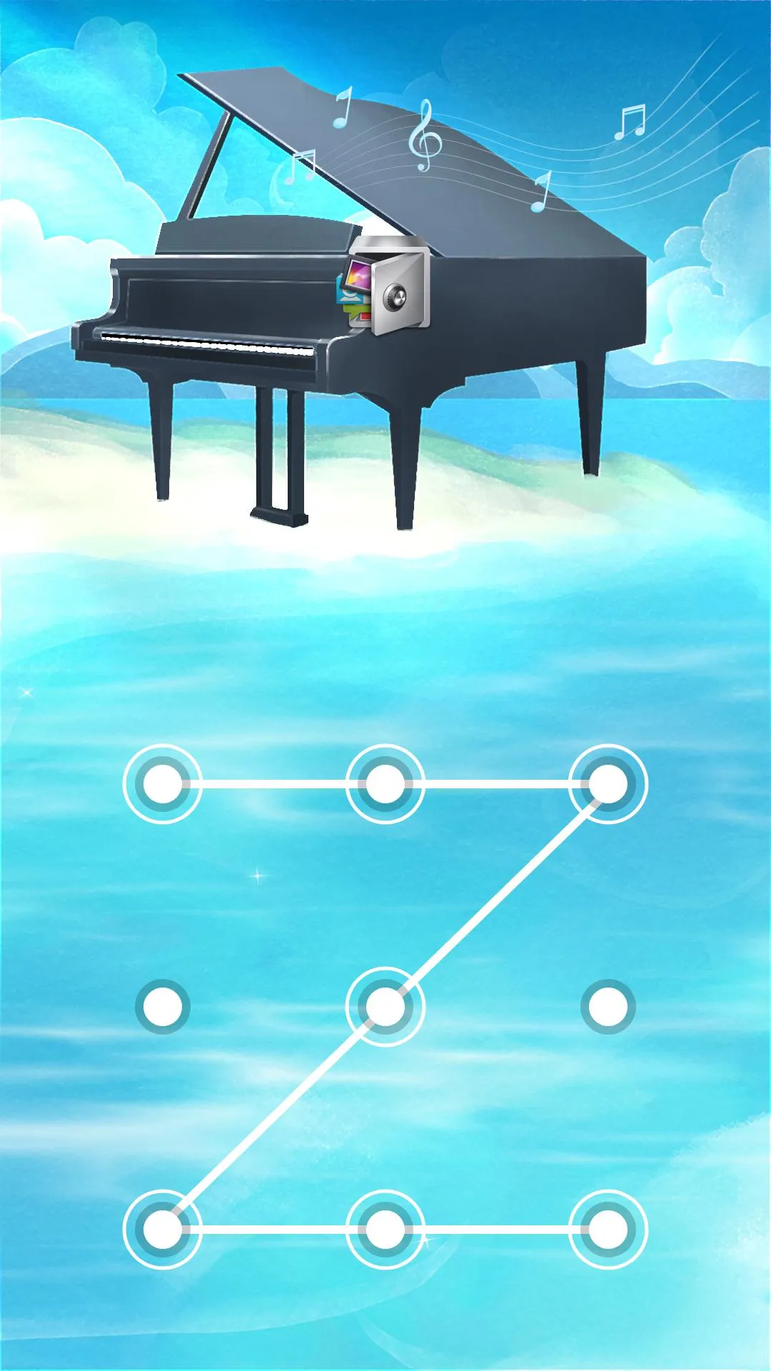 AppLock Live Theme Piano | Indus Appstore | Screenshot