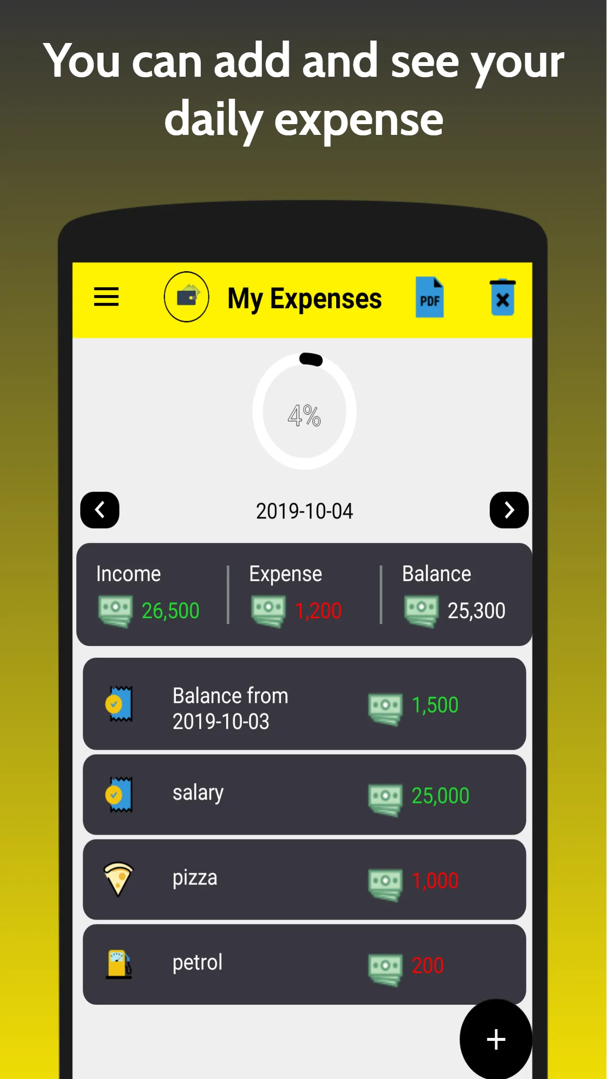 My Expenses - Budget Manager | Indus Appstore | Screenshot