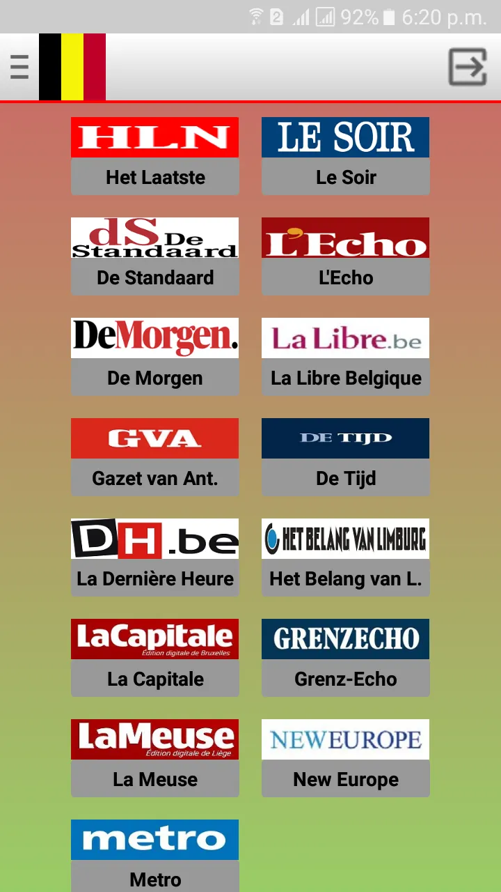 Belgium Newspapers | Indus Appstore | Screenshot