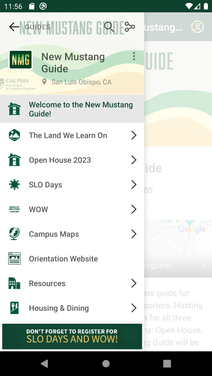 Cal Poly Orientation | Indus Appstore | Screenshot