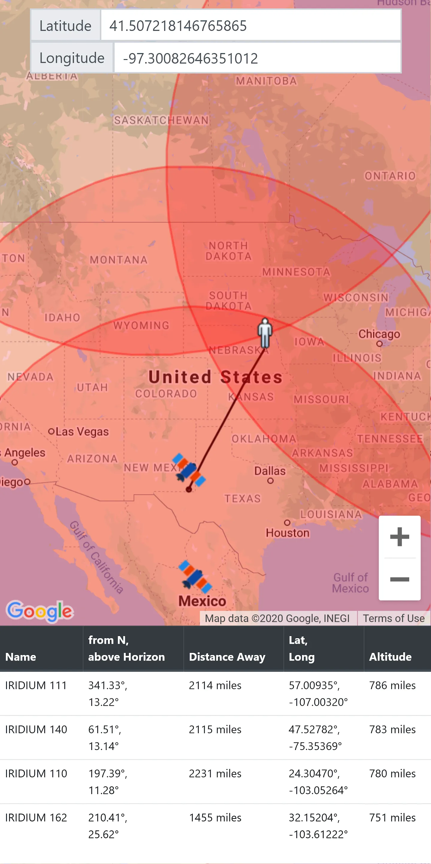 Iridium SatFinder | Indus Appstore | Screenshot