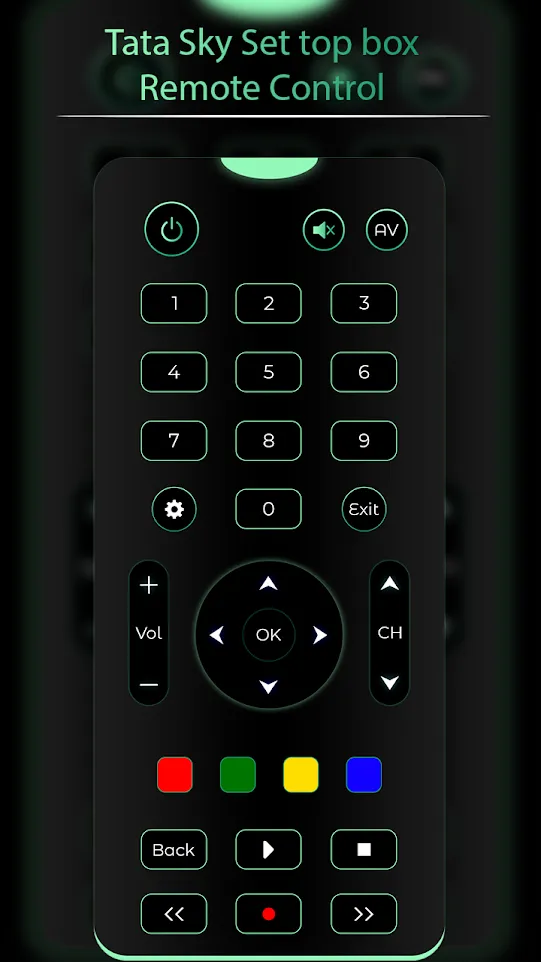 Tata Sky Set Top Box Remote | Indus Appstore | Screenshot