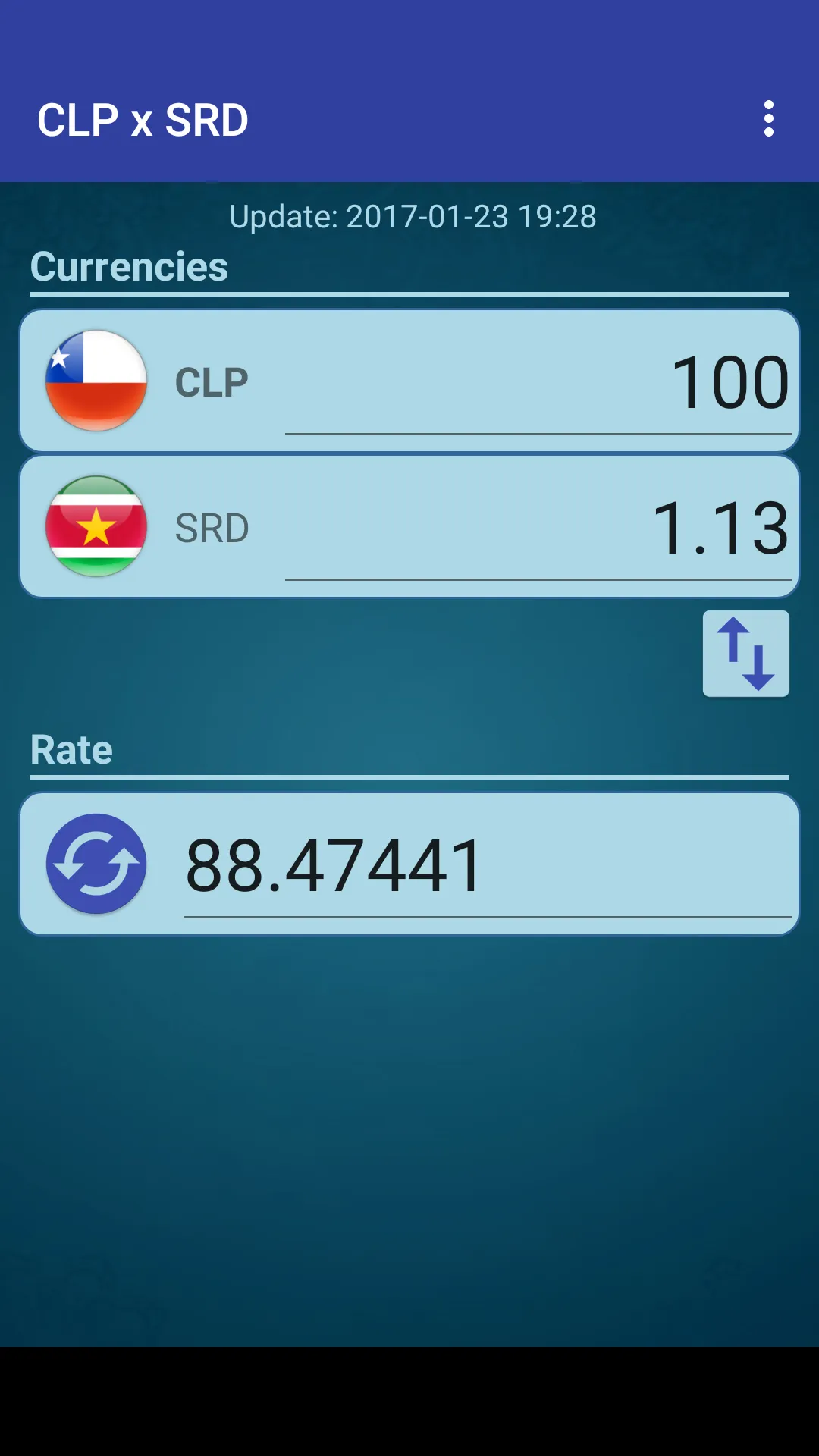 Chile Peso x Surinamese Dollar | Indus Appstore | Screenshot