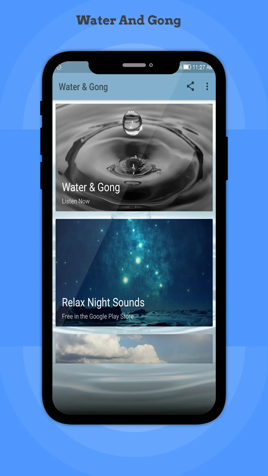 Water and Gong Sounds | Indus Appstore | Screenshot