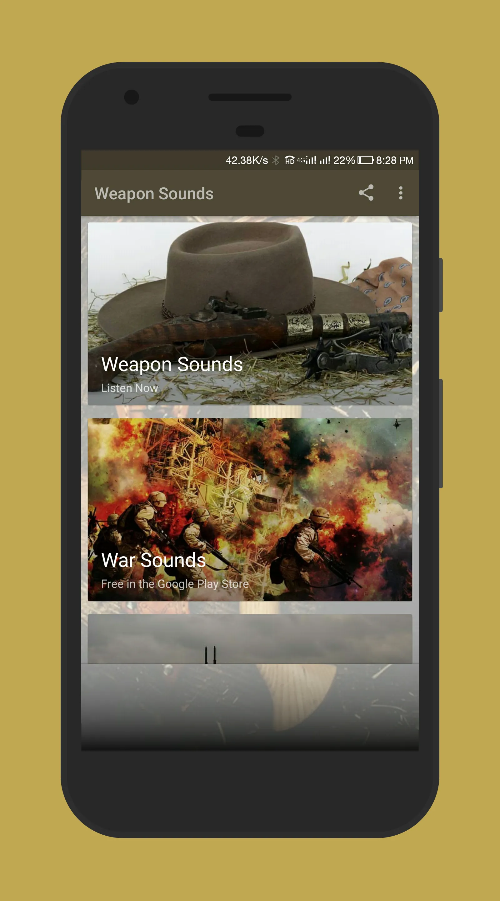 Weapon Sounds | Indus Appstore | Screenshot