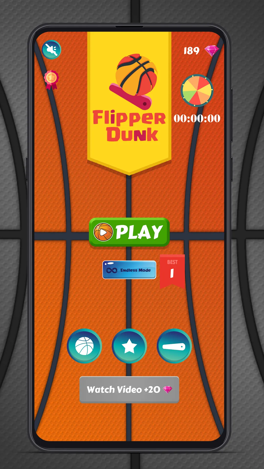 Flipper Dunk - Basketball | Indus Appstore | Screenshot