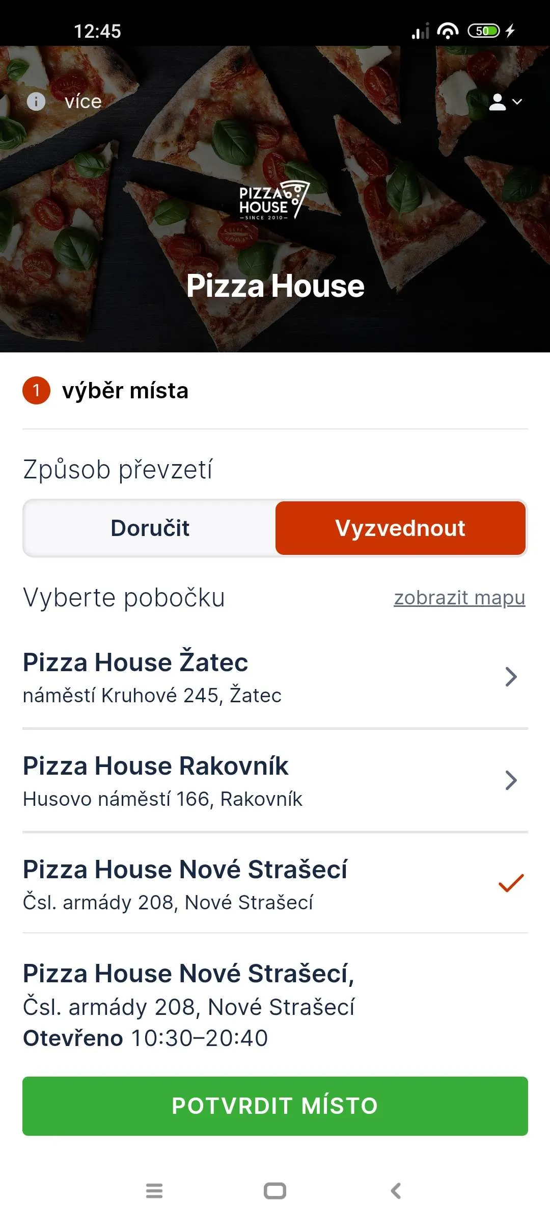 Pizza House Nové Strašecí | Indus Appstore | Screenshot