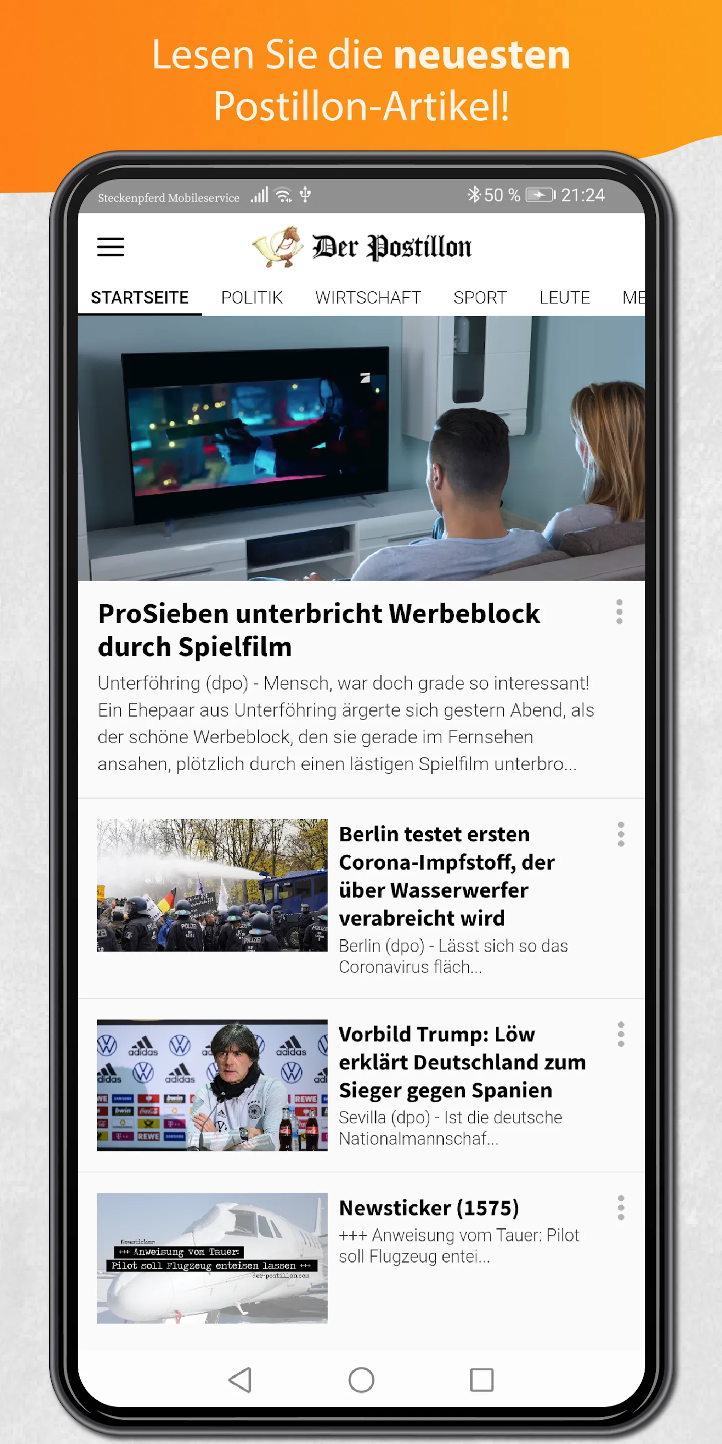 Der Postillon | Indus Appstore | Screenshot