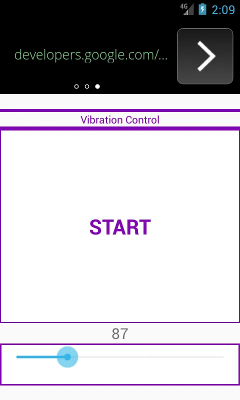 Vibration Control App | Indus Appstore | Screenshot