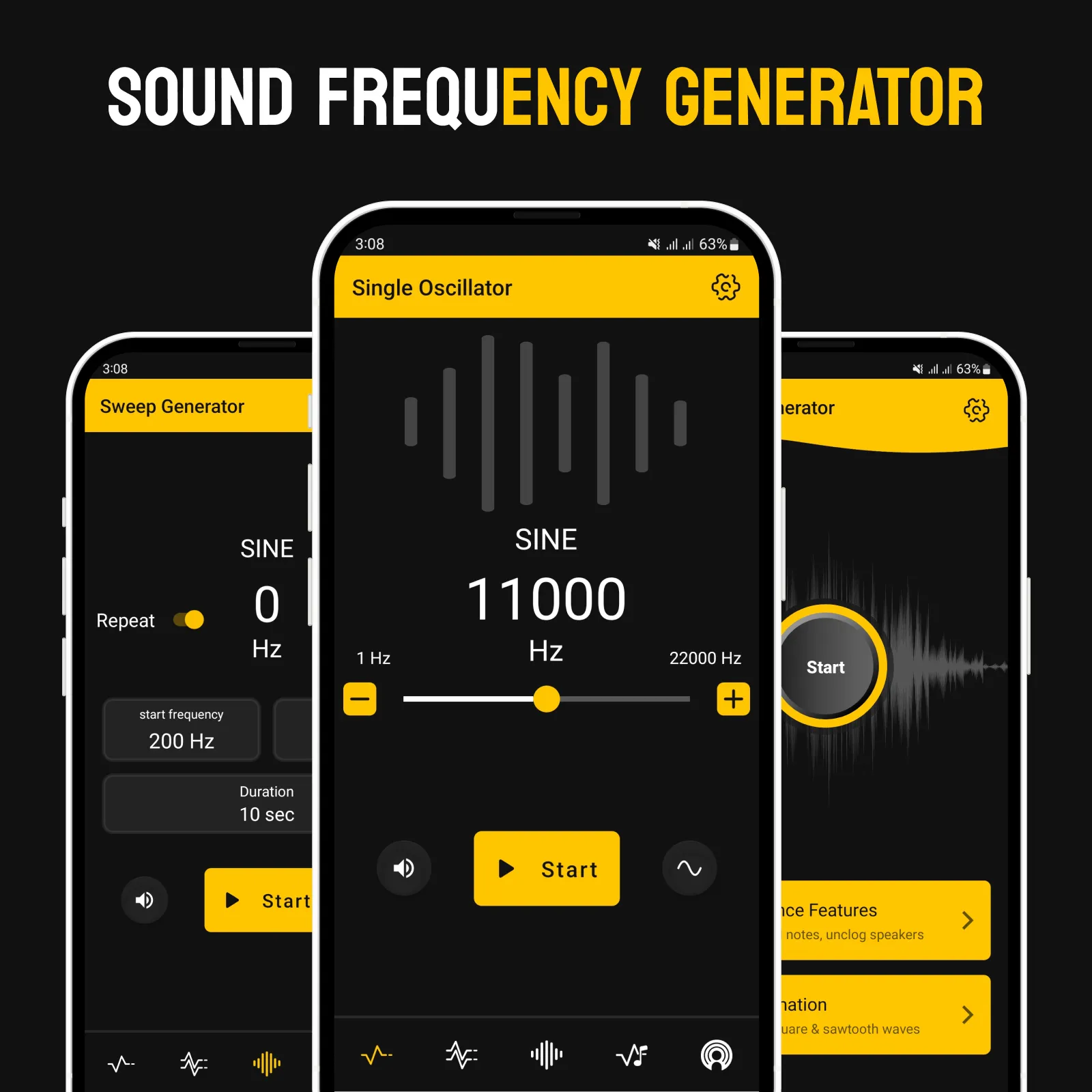 Hz Frequency Sound Generator | Indus Appstore | Screenshot