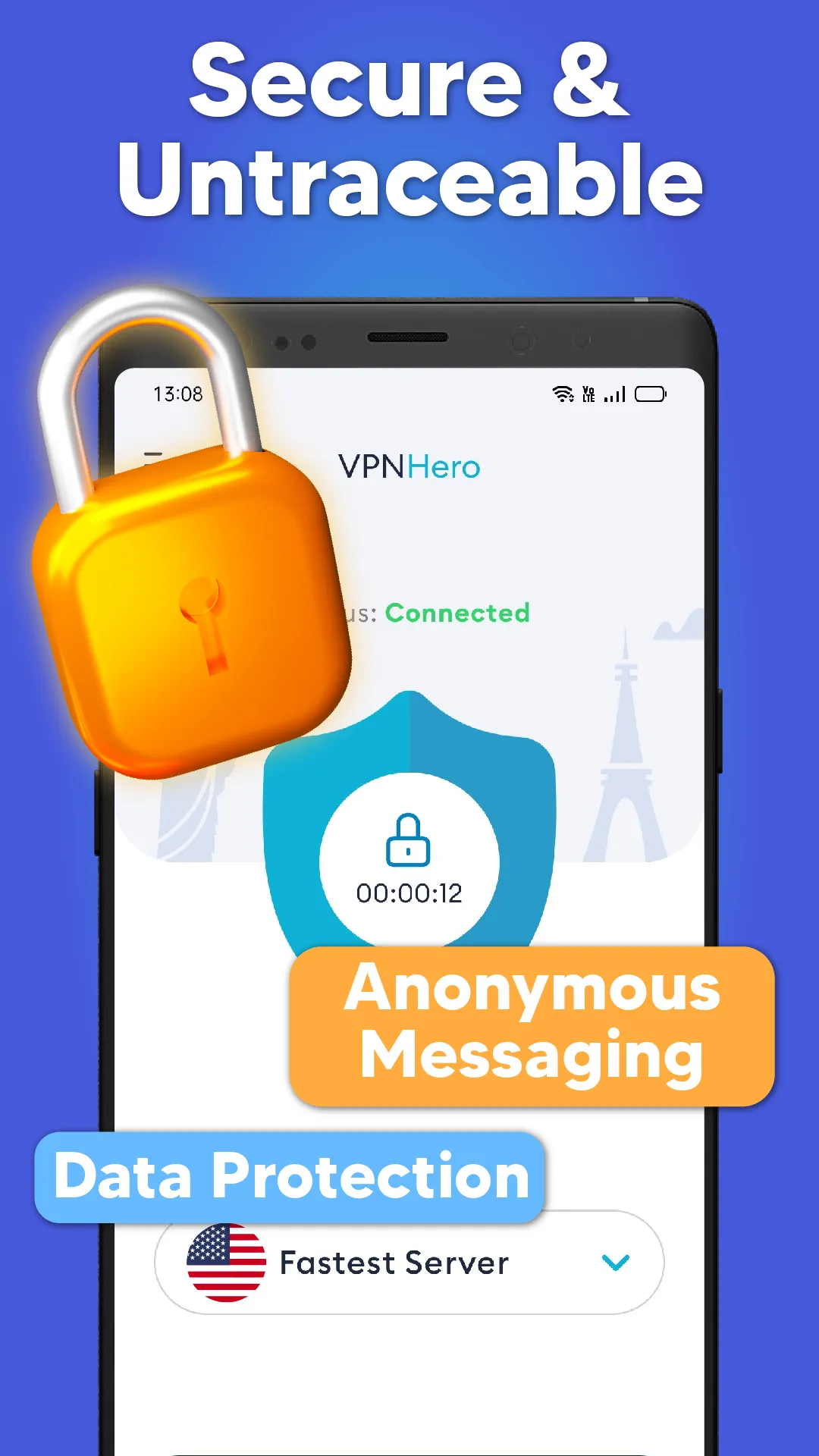 VPN Hero: Secure VPN Proxy | Indus Appstore | Screenshot