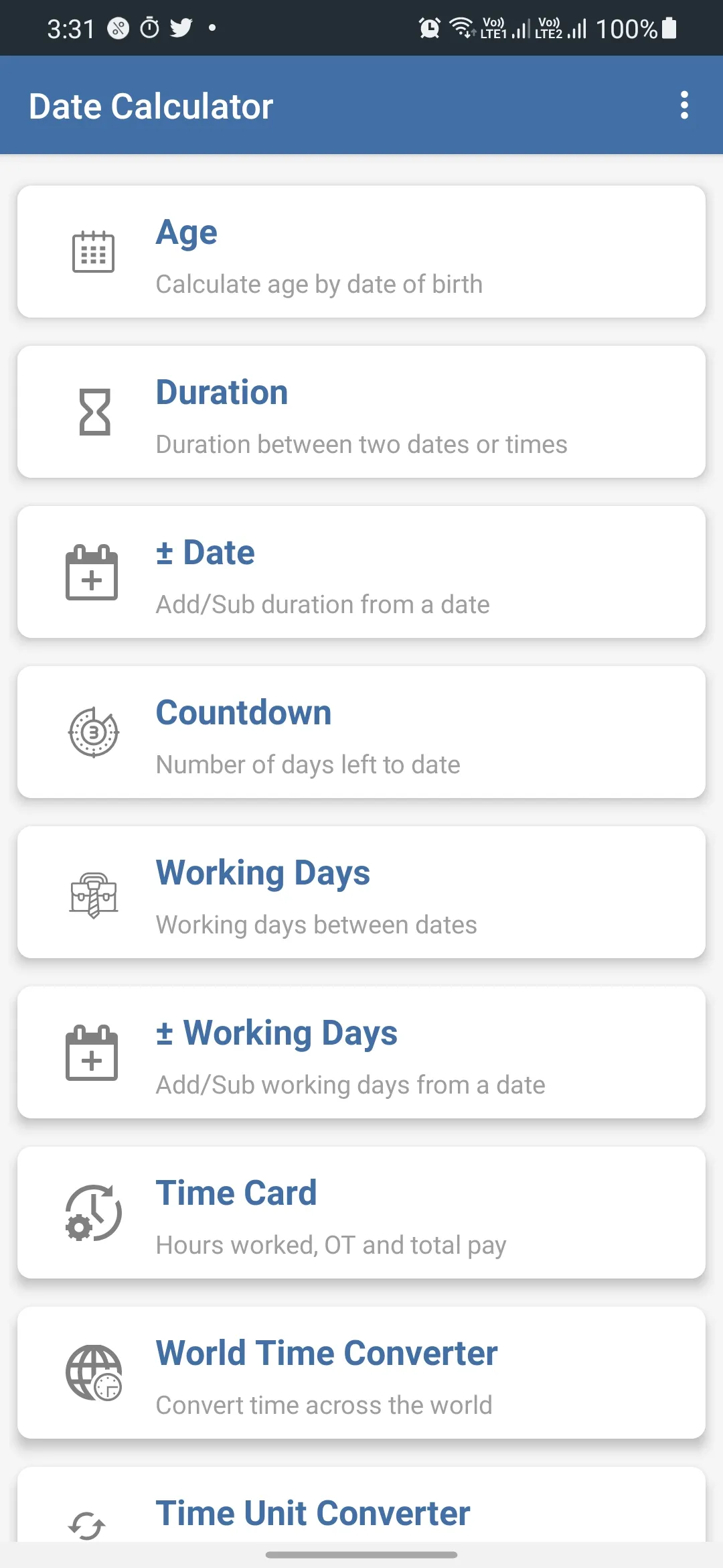 Date Calculator - Time & Age | Indus Appstore | Screenshot