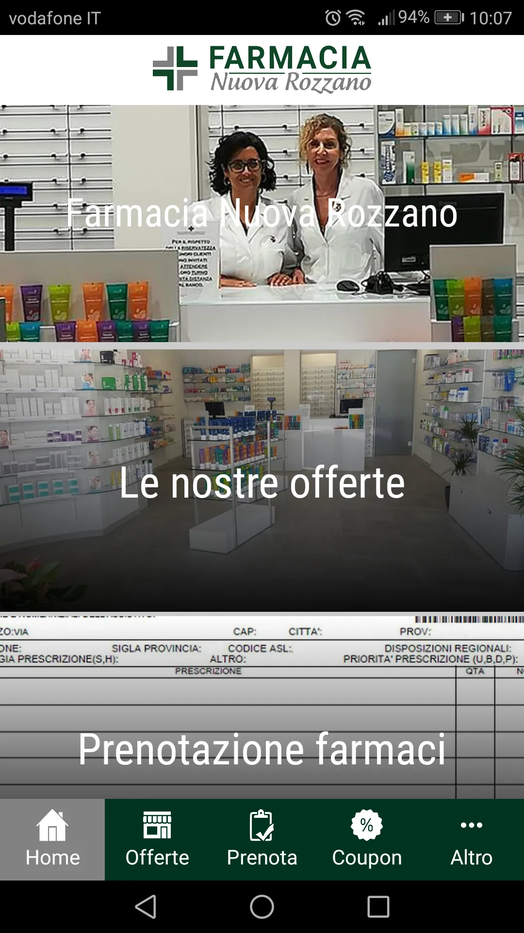 Farmacia Nuova Rozzano | Indus Appstore | Screenshot